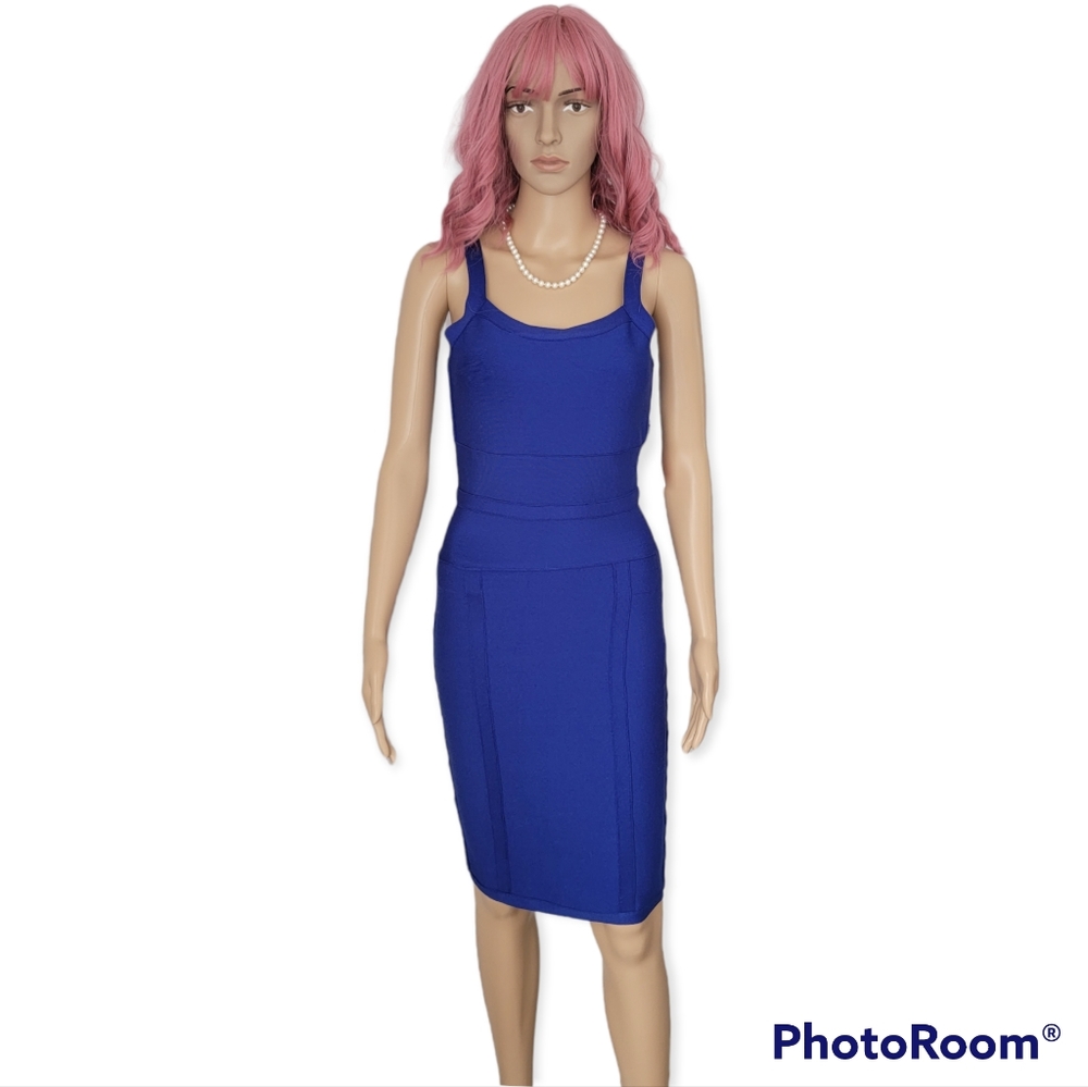 BOLD ELEMENTS CUT TO CURVE VIOLET BODYCON STRETCHABLE BEAUTIFUL DRESS SIZE XS